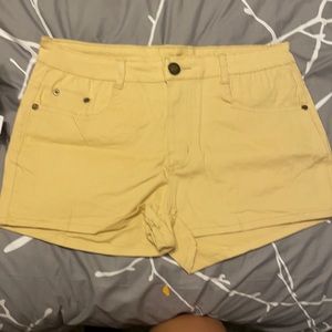 Jean shorts cream
